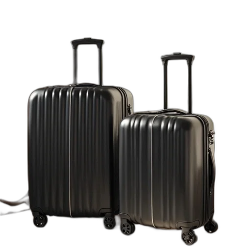 3d render, continental, expandable, carry transparent PNG cut-out