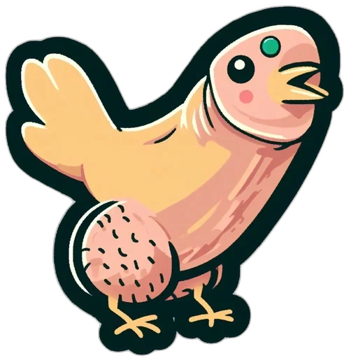 animal, pixel art, concept art, 3d render transparent PNG cut-out
