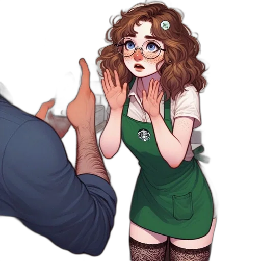 staff, dress, concept art, watercolor transparent PNG cut-out