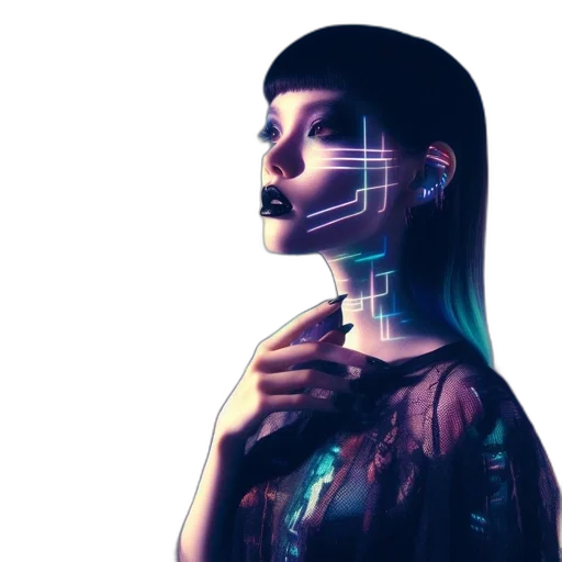 robot, face, mask, jewelry transparent PNG cut-out