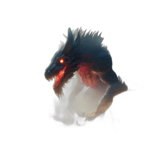 dragon, creature, animal, mask transparent PNG cut-out
