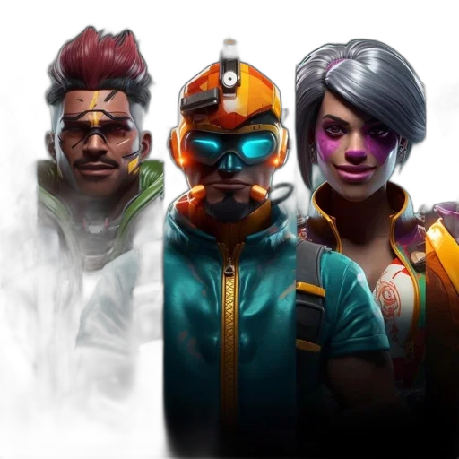 staff, mask, concept art, cyberpunk transparent PNG cut-out