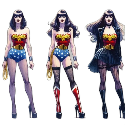 comic book art, concept art, cartoon, fantasy art transparent PNG cut-out