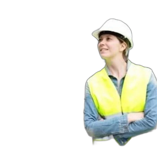 staff, hat, jacket, woman transparent PNG cut-out