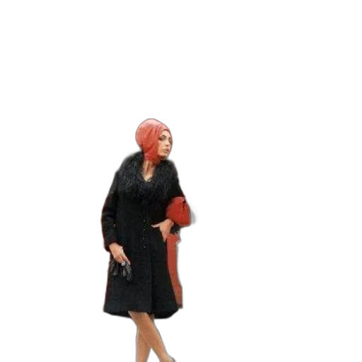 dress, hat, umbrella, jacket transparent PNG cut-out