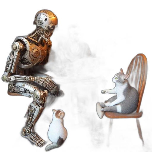 robot, furniture, animal, creature transparent PNG cut-out