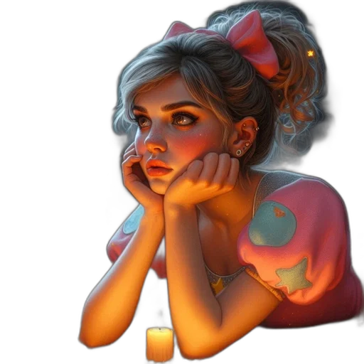 jewelry, face, dress, concept art transparent PNG cut-out