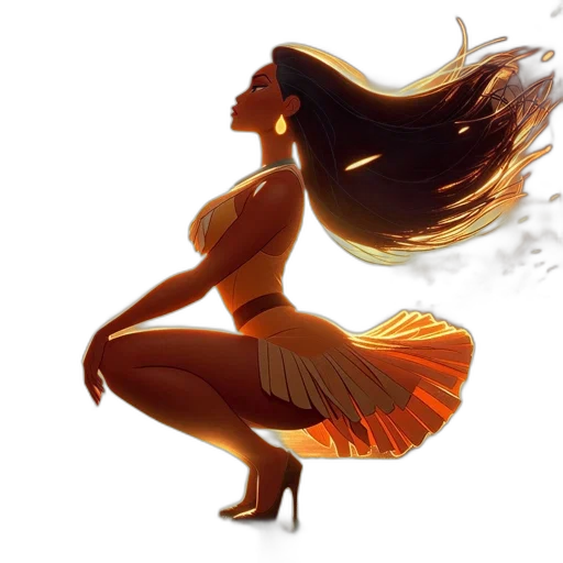 dress, hair, concept art, fantasy art transparent PNG cut-out
