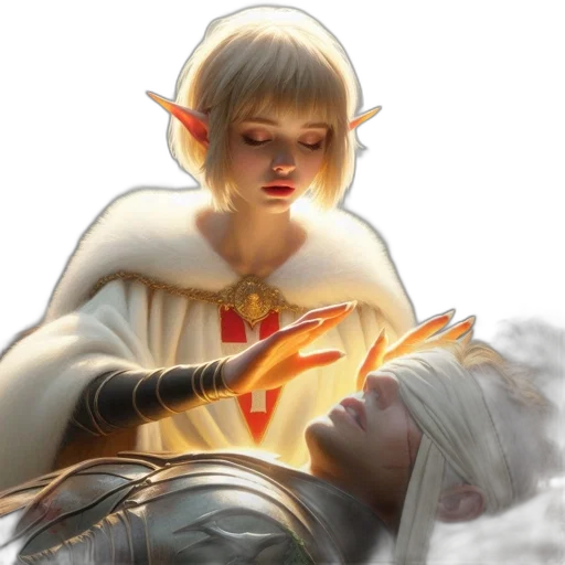 fantasy art, concept art, photorealistic, 3d render transparent PNG cut-out