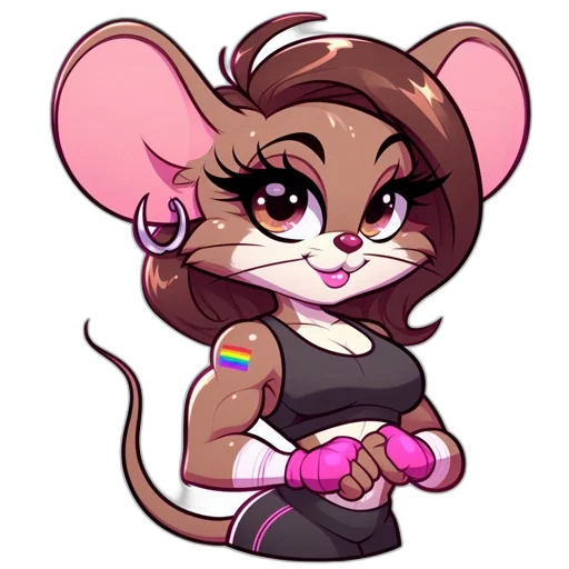 staff, cyberpunk, cartoon, pixel art transparent PNG cut-out