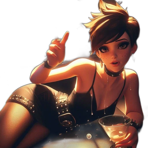 dress, staff, jewelry, concept art transparent PNG cut-out