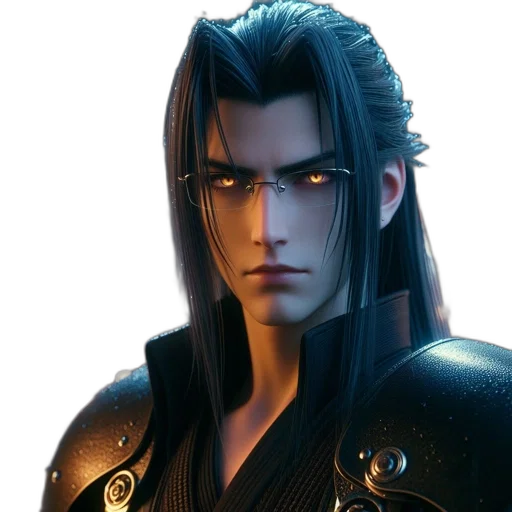 face, staff, fantasy art, concept art transparent PNG cut-out
