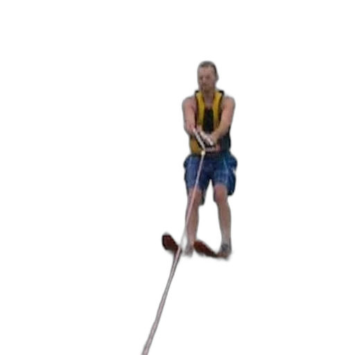 staff, 3d render, man, yellow transparent PNG cut-out