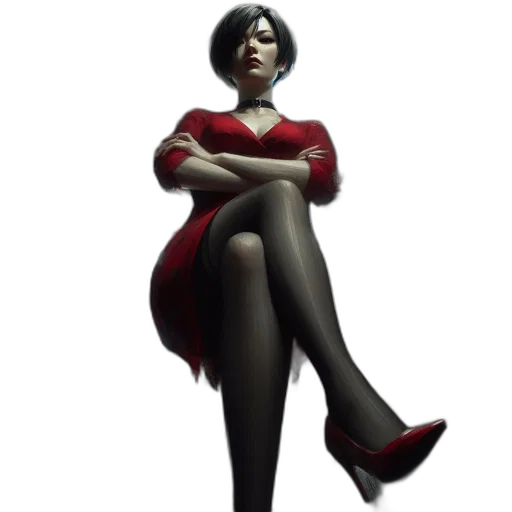 dress, staff, concept art, comic book art transparent PNG cut-out
