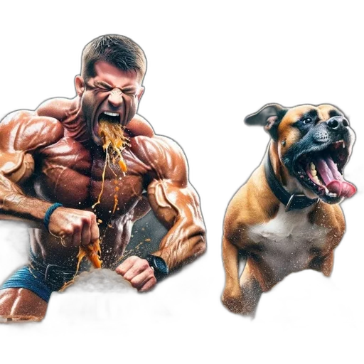 animal, concept art, comic book art, photorealistic transparent PNG cut-out