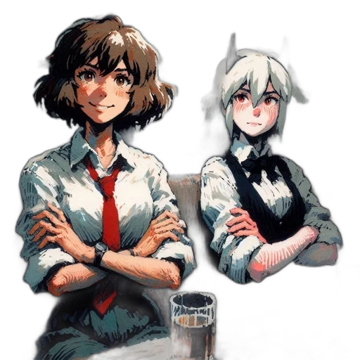 staff, robot, concept art, anime transparent PNG cut-out