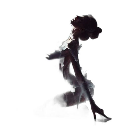dress, robot, hair, creature transparent PNG cut-out