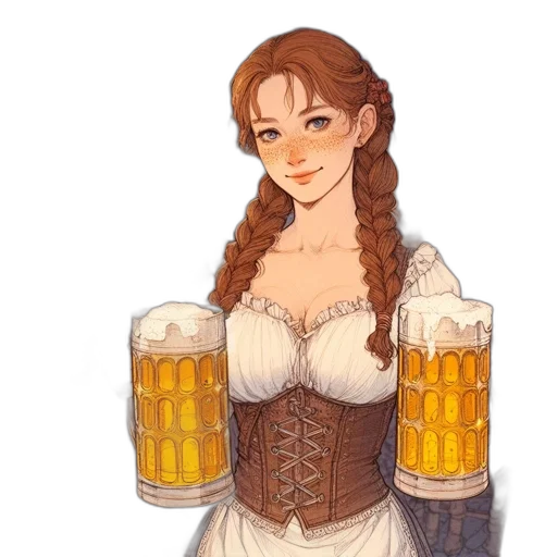 dress, fantasy art, pixel art, concept art transparent PNG cut-out
