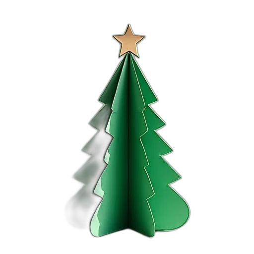 tree, jewelry, 3d render, green transparent PNG cut-out