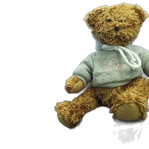 3d render, teddy, bear, wearing transparent PNG cut-out
