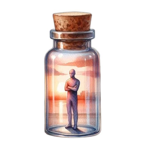 bottle, food, concept art, photorealistic transparent PNG cut-out
