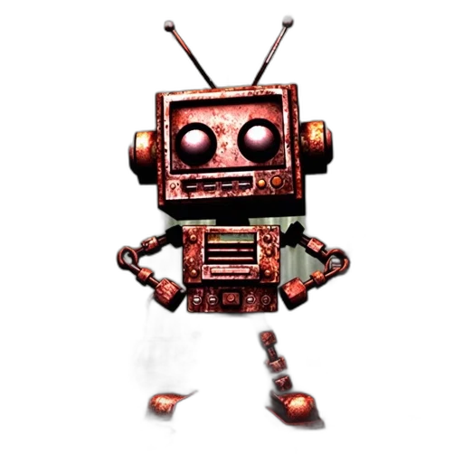 robot, staff, animal, creature transparent PNG cut-out