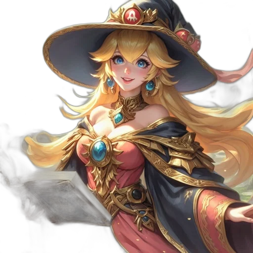 crown, staff, hat, fantasy art transparent PNG cut-out