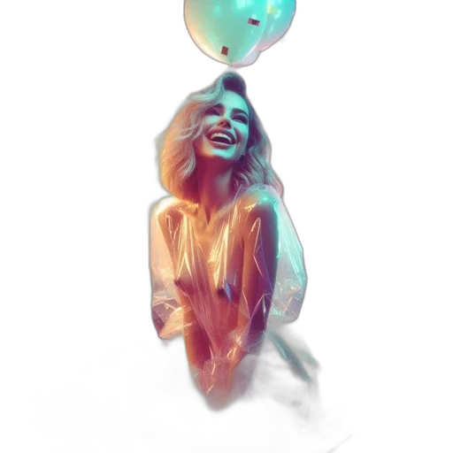 umbrella, dress, jewelry, face transparent PNG cut-out