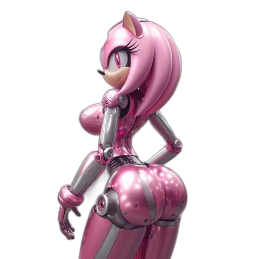 robot, weapon, concept art, 3d render transparent PNG cut-out