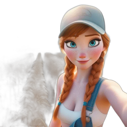 hat, staff, 3d render, fantasy art transparent PNG cut-out