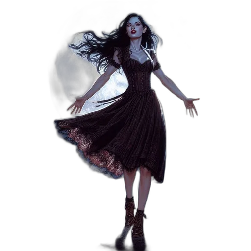 dress, creature, concept art, fantasy art transparent PNG cut-out
