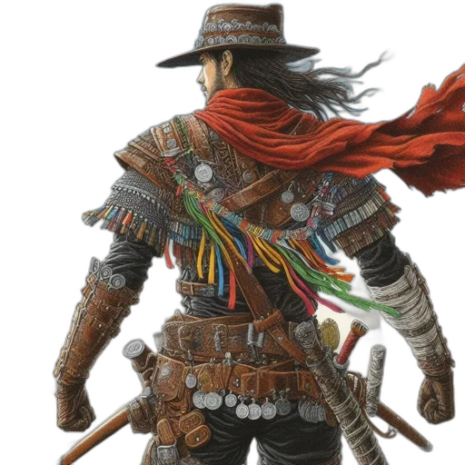 sword, hat, weapon, staff transparent PNG cut-out