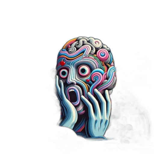 mask, face, creature, robot transparent PNG cut-out