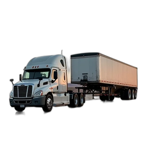 truck, ramp, attached, parked transparent PNG cut-out