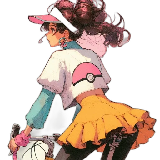 weapon, staff, dress, hat transparent PNG cut-out