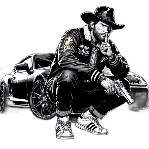 jacket, car, cartoon, concept art transparent PNG cut-out