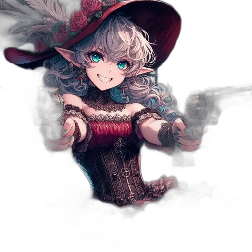 weapon, hat, dragon, staff transparent PNG cut-out