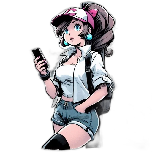 staff, robot, weapon, hat transparent PNG cut-out