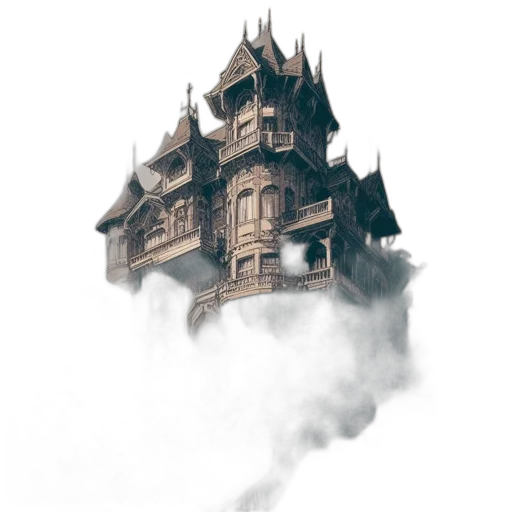 building, dragon, crown, concept art transparent PNG cut-out