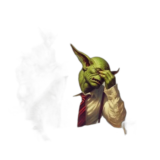 staff, mask, dragon, face transparent PNG cut-out