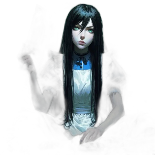staff, dress, creature, face transparent PNG cut-out