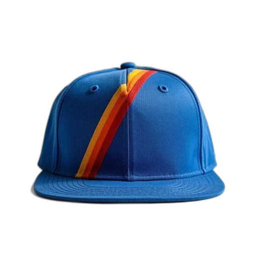 hat, crown, blue, strapback transparent PNG cut-out