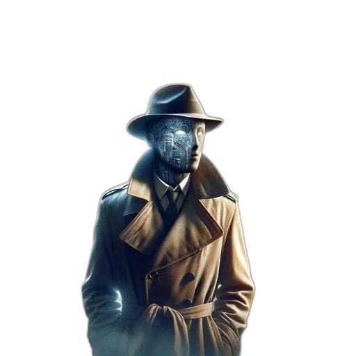 jacket, mask, robot, face transparent PNG cut-out