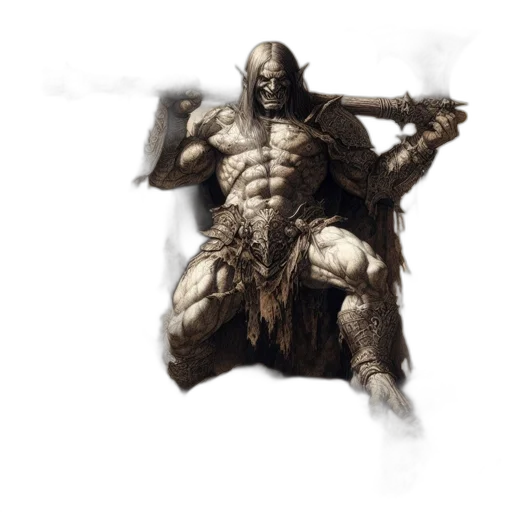 weapon, sword, creature, mask transparent PNG cut-out