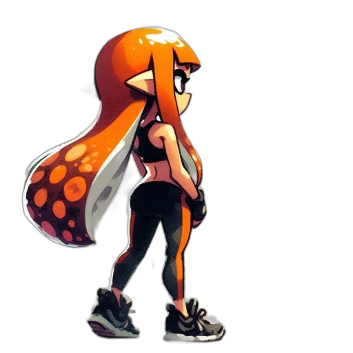 dress, weapon, hair, jacket transparent PNG cut-out