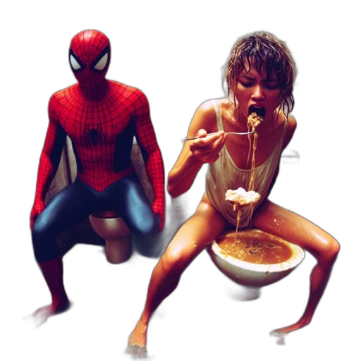 food, concept art, comic book art, pixel art transparent PNG cut-out