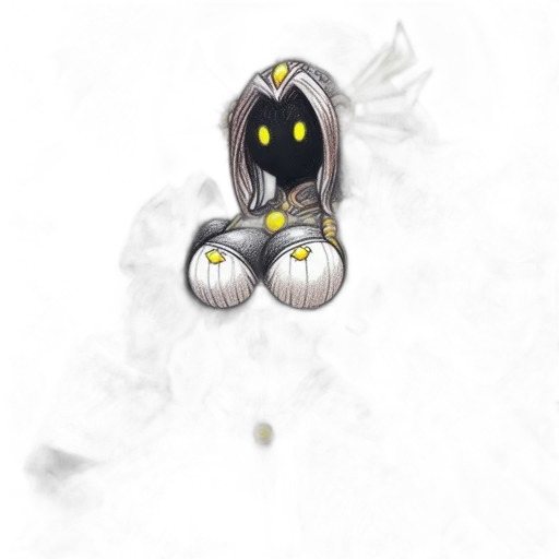 mask, creature, staff, robot transparent PNG cut-out