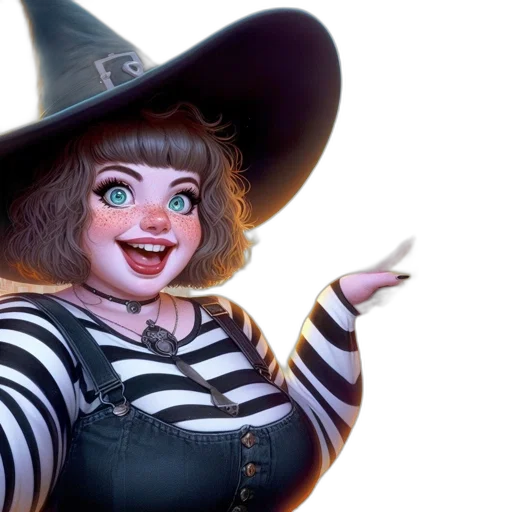 hat, dress, concept art, 3d render transparent PNG cut-out