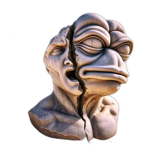 mask, face, creature, staff transparent PNG cut-out