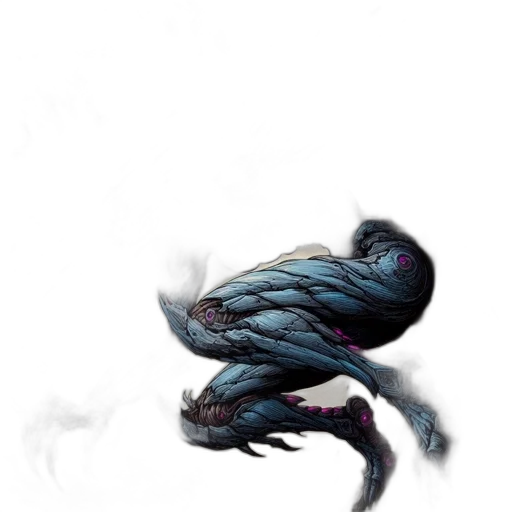 creature, dragon, animal, hair transparent PNG cut-out